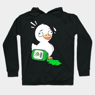 Funny duck Spilled Wasabi Sauce Hoodie